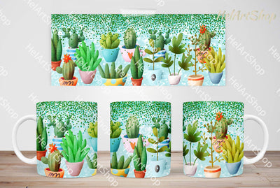 Home Plants Mug PNG, 11Oz Mug Sublimation Sublimation _HelArtShop_ 