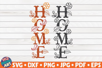 Home Porch Sign SVG | Fall Themed Porch Sign SVG HQDigitalArt 