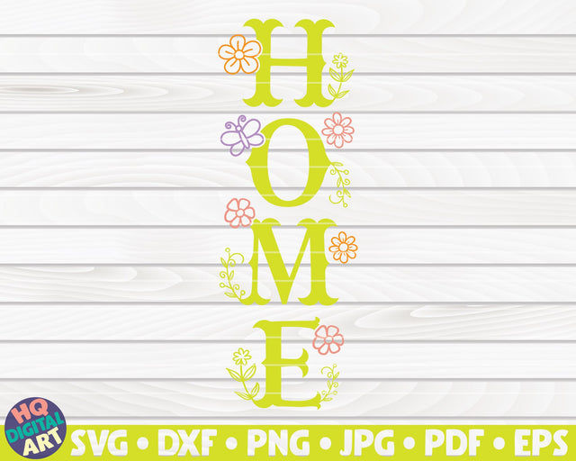 Home Porch Sign SVG | Spring/Easter Themed Porch Sign SVG HQDigitalArt 