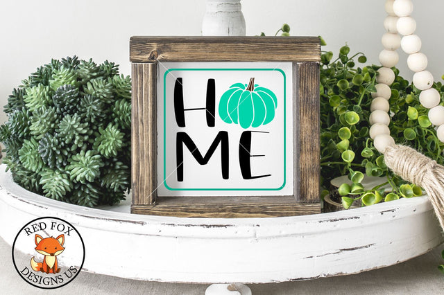 Home Pumpkin SVG, Fall Signs, Fall SVG, Rustic SVG, Farmhouse Halloween Sign SVG RedFoxDesignsUS 