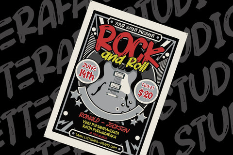 HOME ROCK Font Afandi Studio 