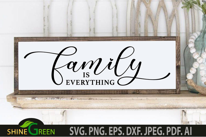 Home Sign SVG Bundle - 5 Signs for Family, Farmhouse - So Fontsy