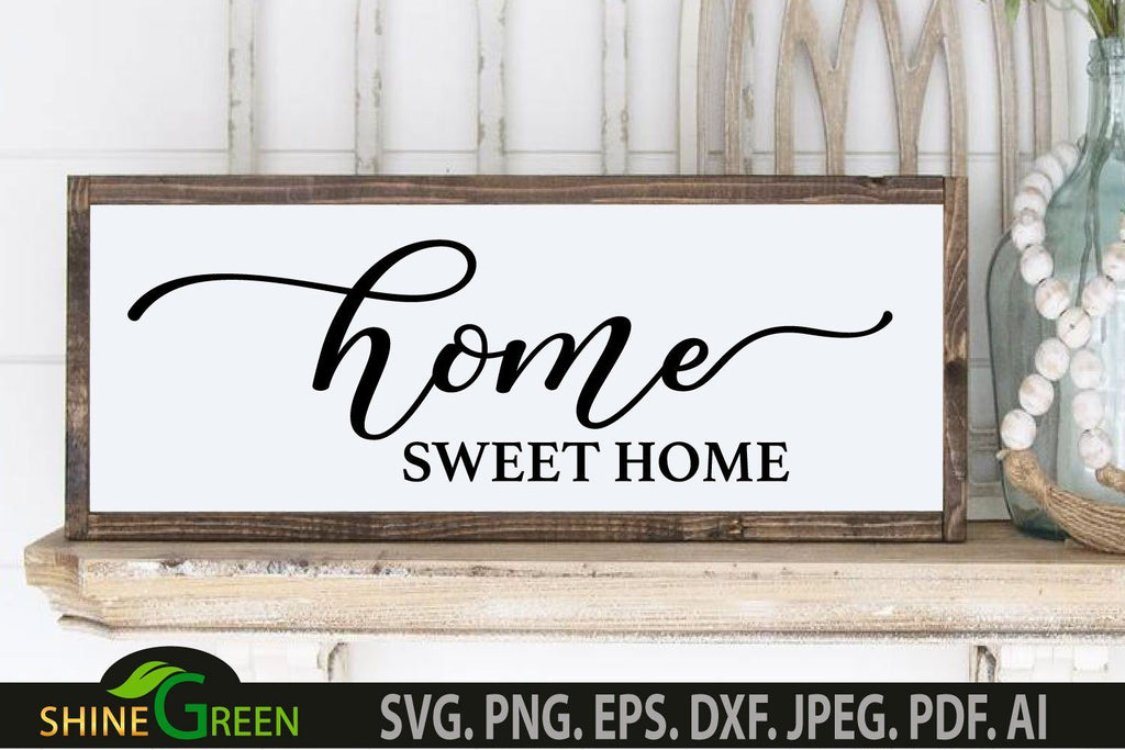 Home Sign SVG Bundle - 5 Signs for Family, Farmhouse - So Fontsy