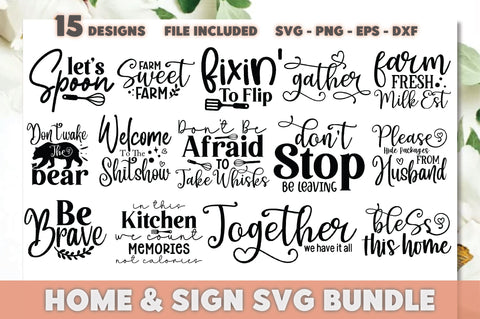 Home & Sign SVG Bundle SVG Ariyan 