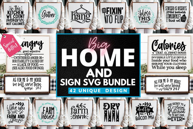 Home & Sign SVG Bundle SVG Designangry 