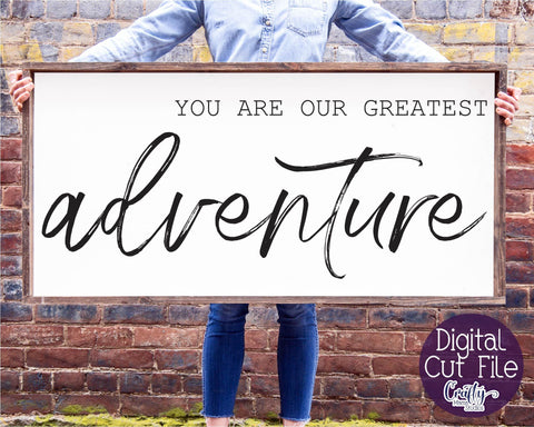 Home Sign Svg, Farmhouse Svg, Adventure Svg, Our Adventure SVG Crafty Mama Studios 