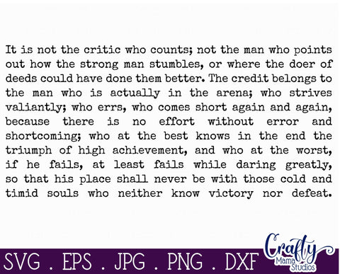 Home Sign Svg, Farmhouse svg, Man In The Arena Quote Svg SVG Crafty Mama Studios 