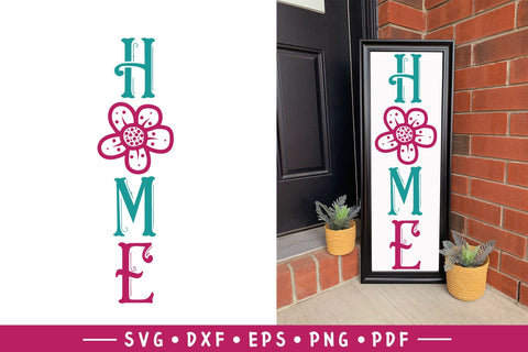 Home Sign SVG | Spring Porch Sign SVG | Spring Design SVG CraftLabSVG 