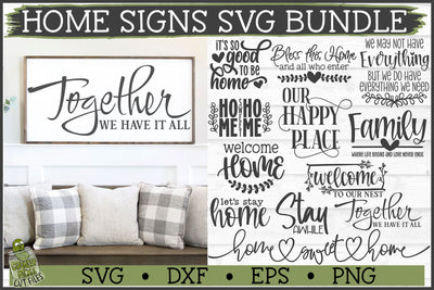 Home Signs SVG Bundle SVG Crunchy Pickle 