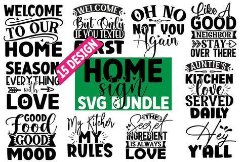Home Sing SVG Design Bundle SVG CraftingStudio 