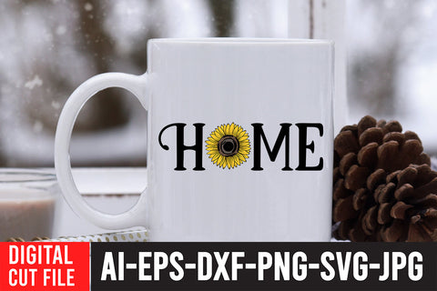 Home SVG Cut File , sunflower SVG Bundle SVG BlackCatsMedia 