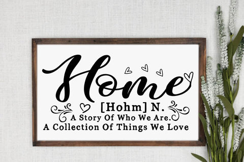 Home SVG, Family Sign SVG, Farmhouse SVG SVG designartist 