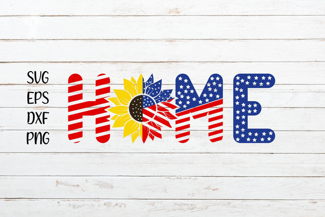 Home svg for 4th July, svg cut file SVG SmmrDesign 