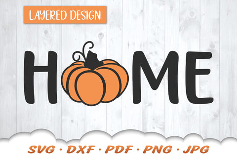 Home SVG | Pumpkin SVG | Fall Welcome Sign SVG Cloud9Design 