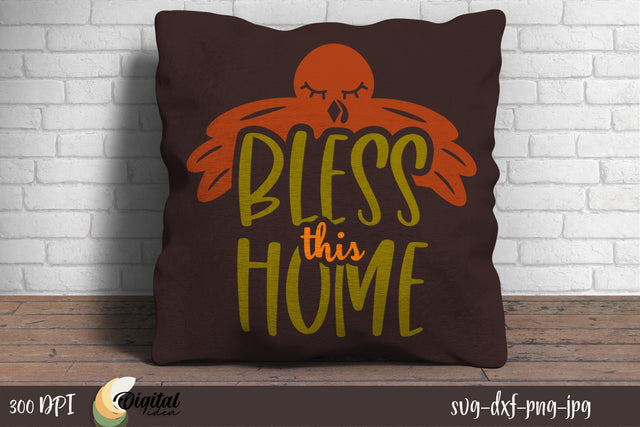 Home SVG. Thanksgiving Quote Svg. Thanksgiving Design SVG. SVG Evgenyia Guschina 