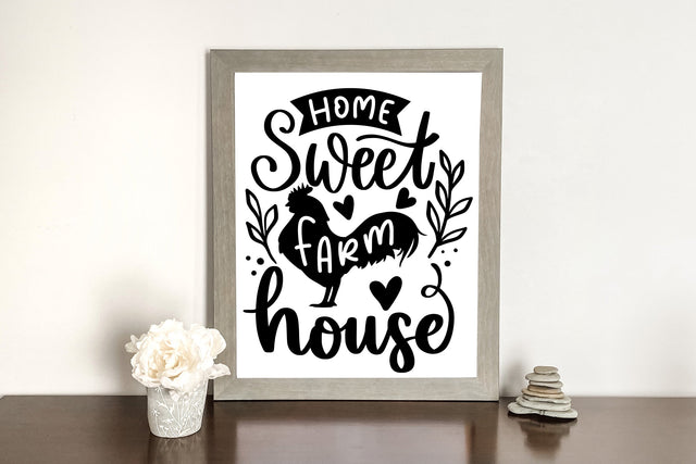 Home Sweet Farm House SVG SVG dapiyupi store 