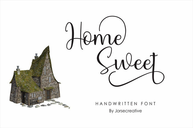 Home Sweet Font Font Josrecreative 