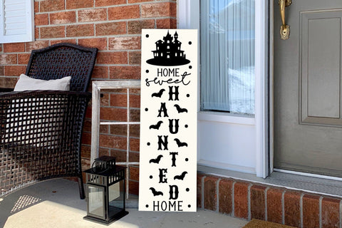 Home Sweet Haunted Home, Halloween Porch Sign SVG SVG CraftLabSVG 