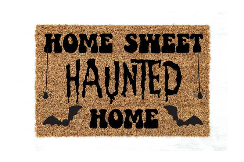 Home sweet haunted home SVG, Halloween Doormat SVG SVG Paper Switch 