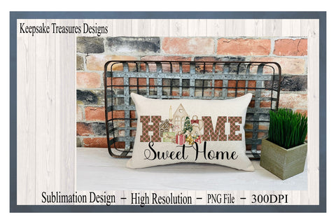 Home Sweet Home, Angel Christmas Sublimation Design Sublimation Keepsake Treasures Designs LLC. 