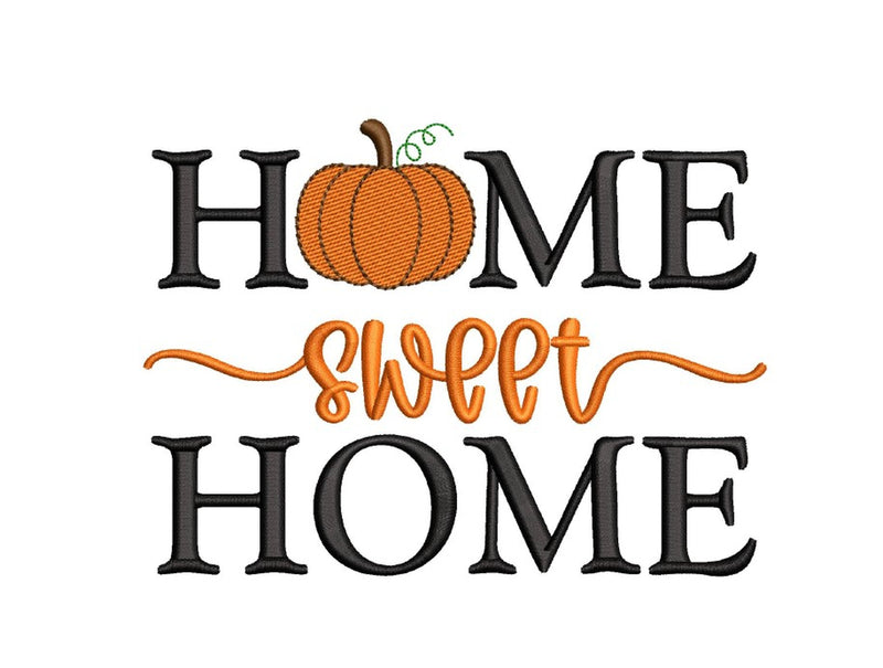 Home Sweet Home Embroidery Design, 5 sizes, Instant Download Embroidery/Applique DESIGNS Nino Nadaraia 