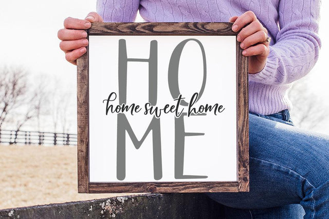 Home Sweet Home - Farmhouse Design SVG and more! SVG So Fontsy Design Shop 