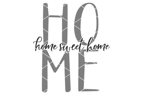 Home Sweet Home - Farmhouse Design SVG and more! SVG So Fontsy Design Shop 