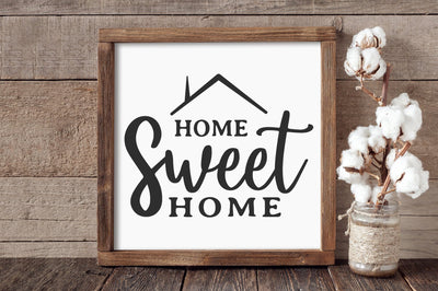 Home Sweet Home, Farmhouse Sign SVG SVG futivesvg 