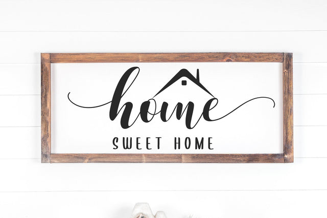 Home Sweet Home, Farmhouse Sign SVG SVG futivesvg 