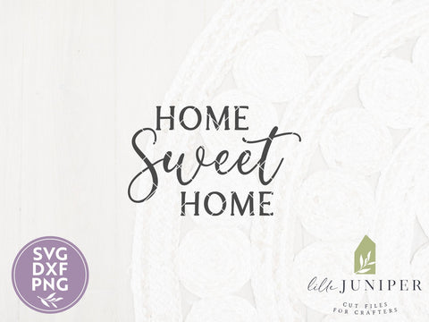 Home Sweet Home Farmhouse SVG | Round Sign SVG SVG LilleJuniper 