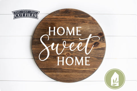 Home Sweet Home Farmhouse SVG | Round Sign SVG SVG LilleJuniper 
