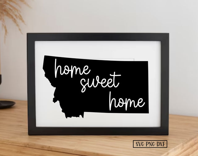 Home sweet home MT SVG Calico Creations Svg 