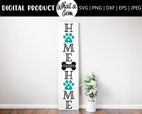 Dog welcome sign paw print welcome sign sign for dog lovers 