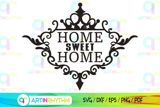 home sweet home porch door hanger svg SVG Artinrhythm shop 