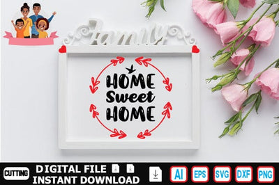 Home Sweet Home SVG Craftlabsvg24 
