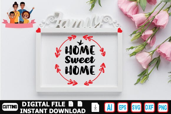 Home Sweet Home SVG Craftlabsvg24 