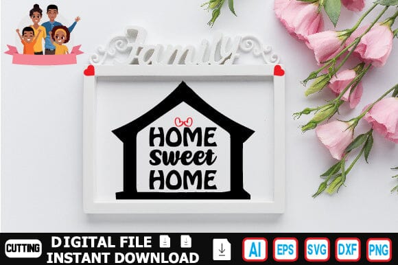 Home Sweet Home SVG Craftlabsvg24 