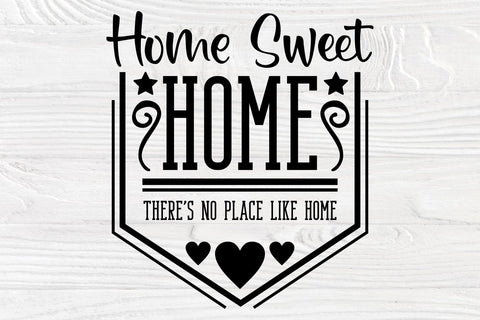 Home Sweet Home SVG Cut File, Farmhouse Sign Svg SVG TonisArtStudio 