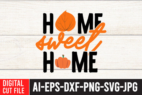 Home Sweet Home SVG Cut File SVG BlackCatsMedia 