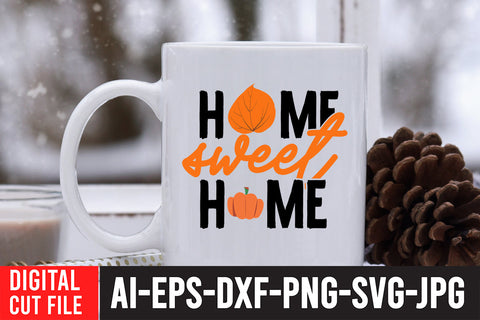 Home Sweet Home SVG Cut File SVG BlackCatsMedia 