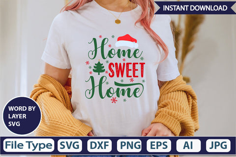 HOME SWEET HOME SVG Cut File SVG DesignPlante 503 