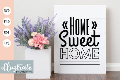 Home Sweet Home SVG Cut File SVG Illuztrate 