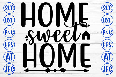 Home Sweet Home SVG Cut File SVG Syaman 