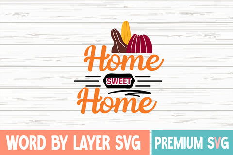 Home Sweet Home SVG cute file SVG Blessedprint 