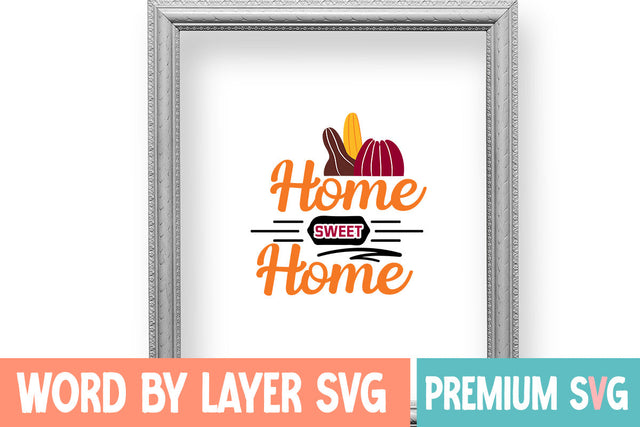 Home Sweet Home SVG cute file SVG Blessedprint 