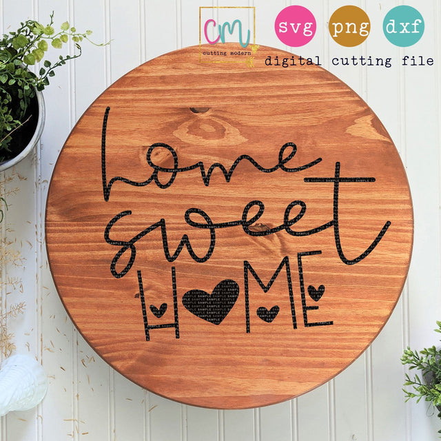 Home Sweet Home SVG CuttingModern 