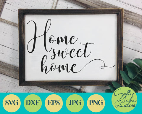 Home Sweet Home Svg - Family Svg - Love Svg - Home Svg SVG Crafty Mama Studios 