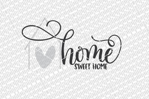 Home Sweet Home SVG | Farmhouse Sign | DXF and More SVG Diva Watts Designs 