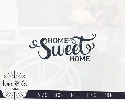 Home Sweet Home SVG Files | Farmhouse | Family | Home | Round Sign SVG (923959817) SVG Ivan & Co. Designs 