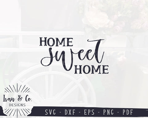 Home Sweet Home SVG Files | Farmhouse | Family | Home | Round Sign SVG (959766491) SVG Ivan & Co. Designs 